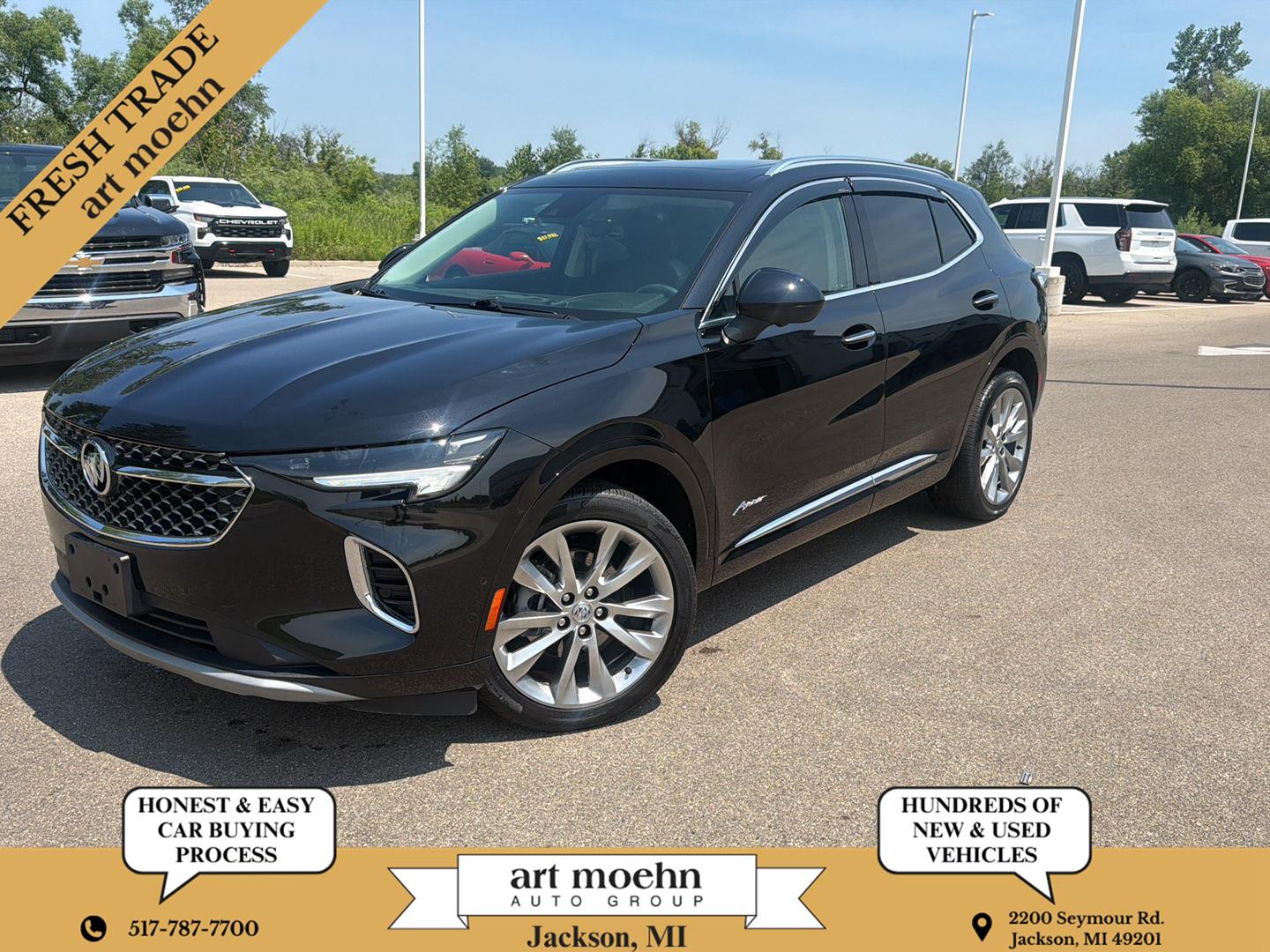 Black (Ebony Twilight Metallic) 2023 Buick Envision SUV / Crossover All-Wheel Drive 9-Speed Automatic