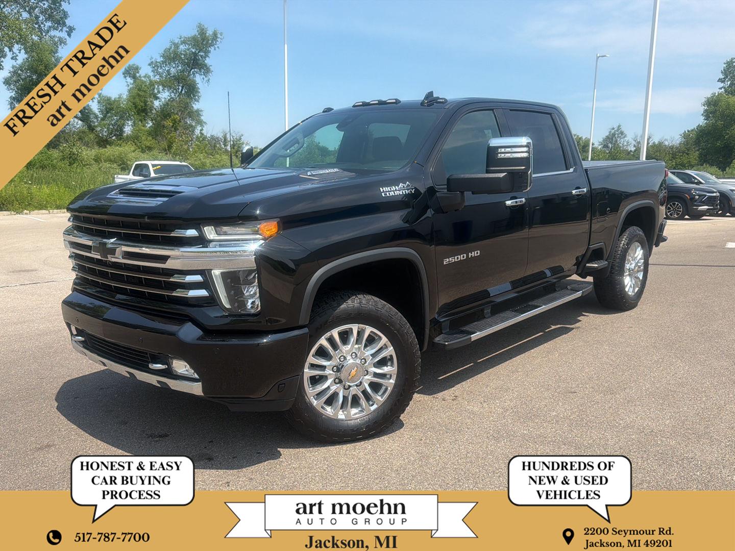 Black 2022 Chevrolet Silverado 2500HD Pickup Truck Four-Wheel Drive Automatic