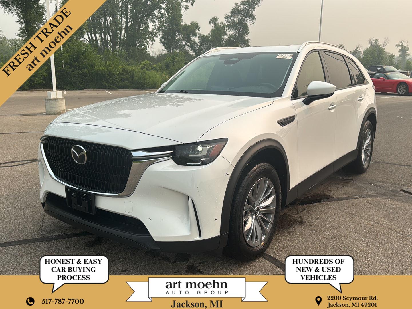 Rhodium White Premium 2024 Mazda CX-90 SUV / Crossover All-Wheel Drive Automatic
