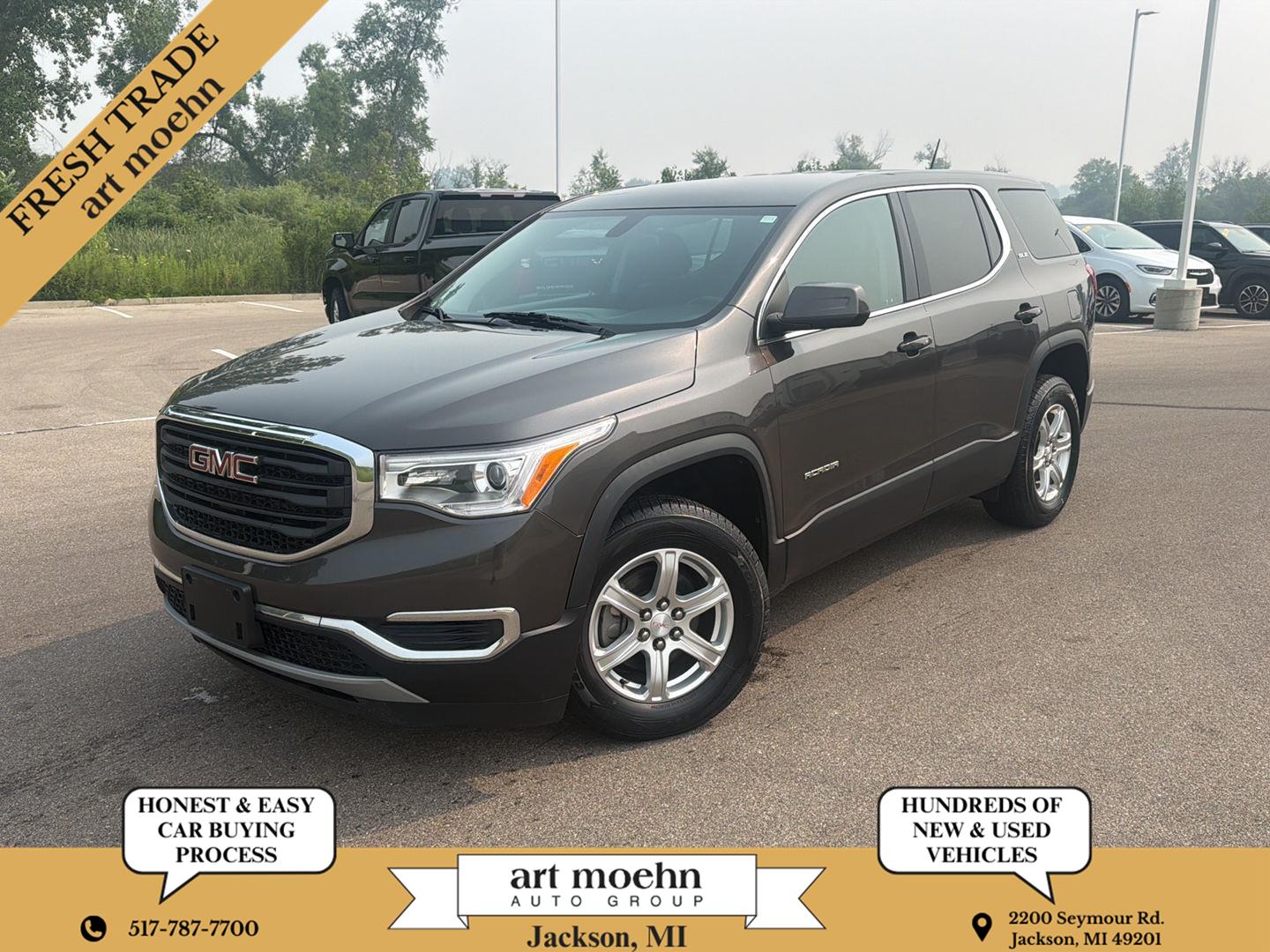 Smokey Quartz Metallic 2019 GMC Acadia SUV / Crossover Four-Wheel Drive 6-Speed Automatic