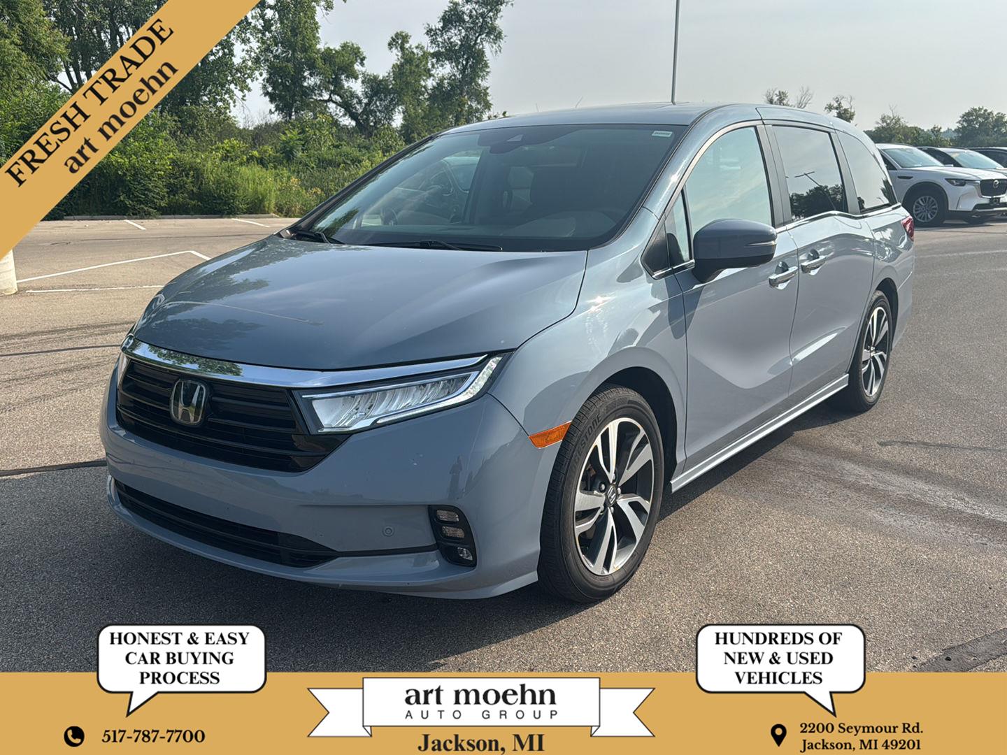Sonic Gray Pearl 2024 Honda Odyssey Minivan Front-Wheel Drive Automatic