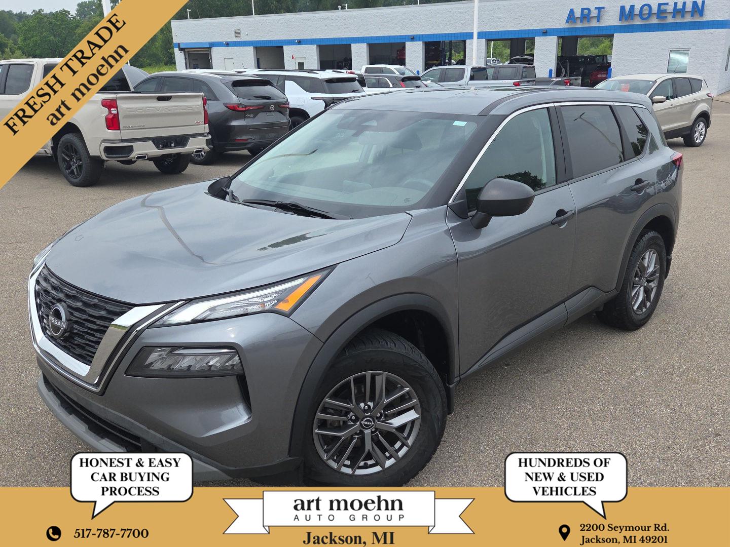 Gray (Gun Metallic) 2023 Nissan Rogue SUV / Crossover All-Wheel Drive Continuously Variable Transmission