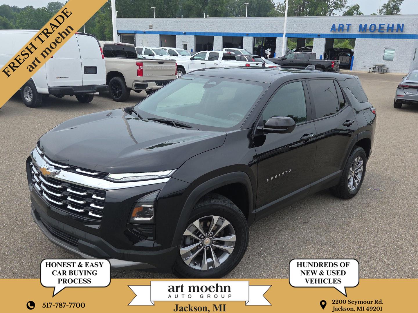 Mosaic Black Metallic 2025 Chevrolet Equinox SUV / Crossover Front-Wheel Drive Continuously Variable Transmission