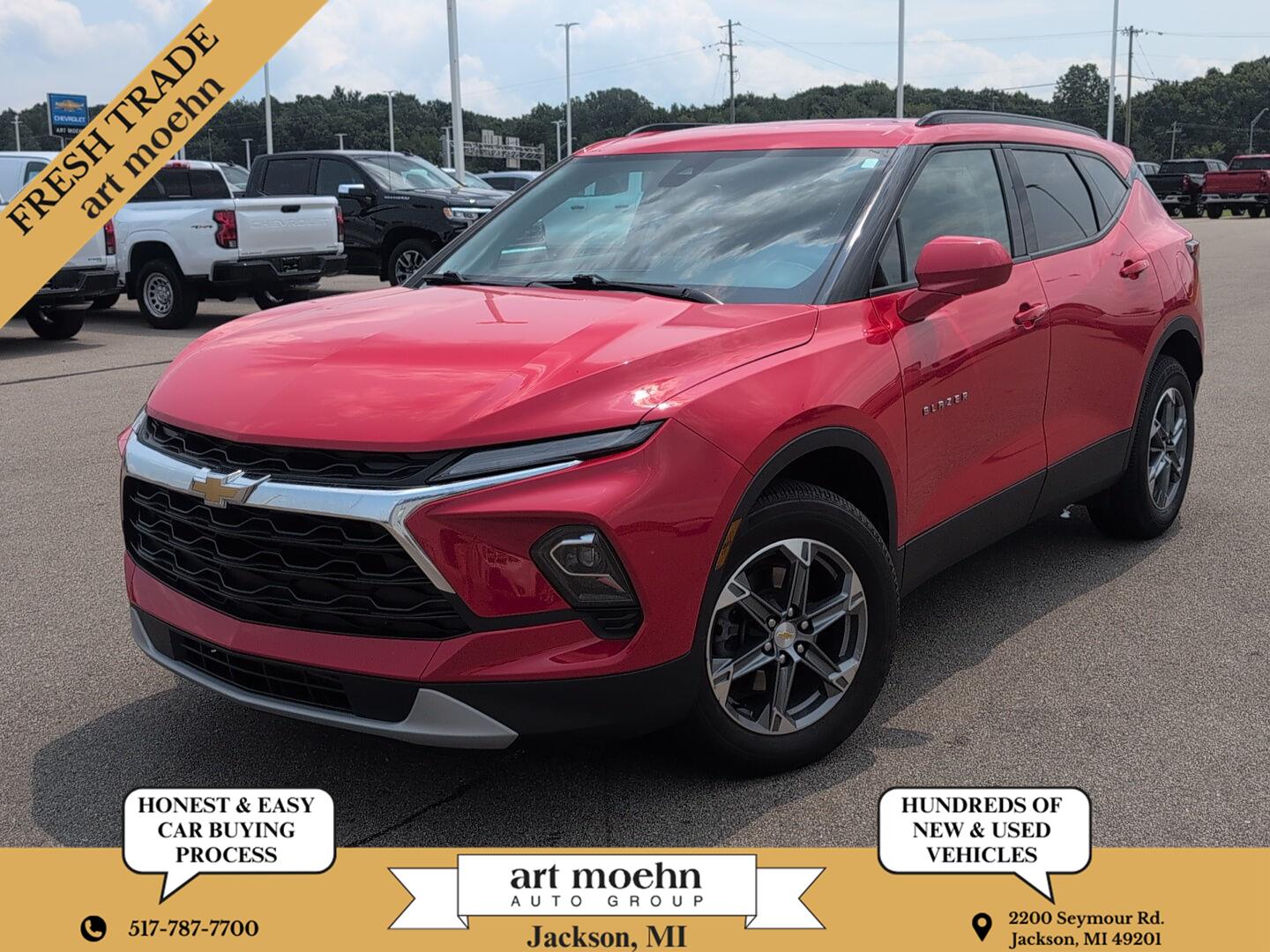 Red Hot 2024 Chevrolet Blazer SUV / Crossover Front-Wheel Drive 9-Speed Automatic