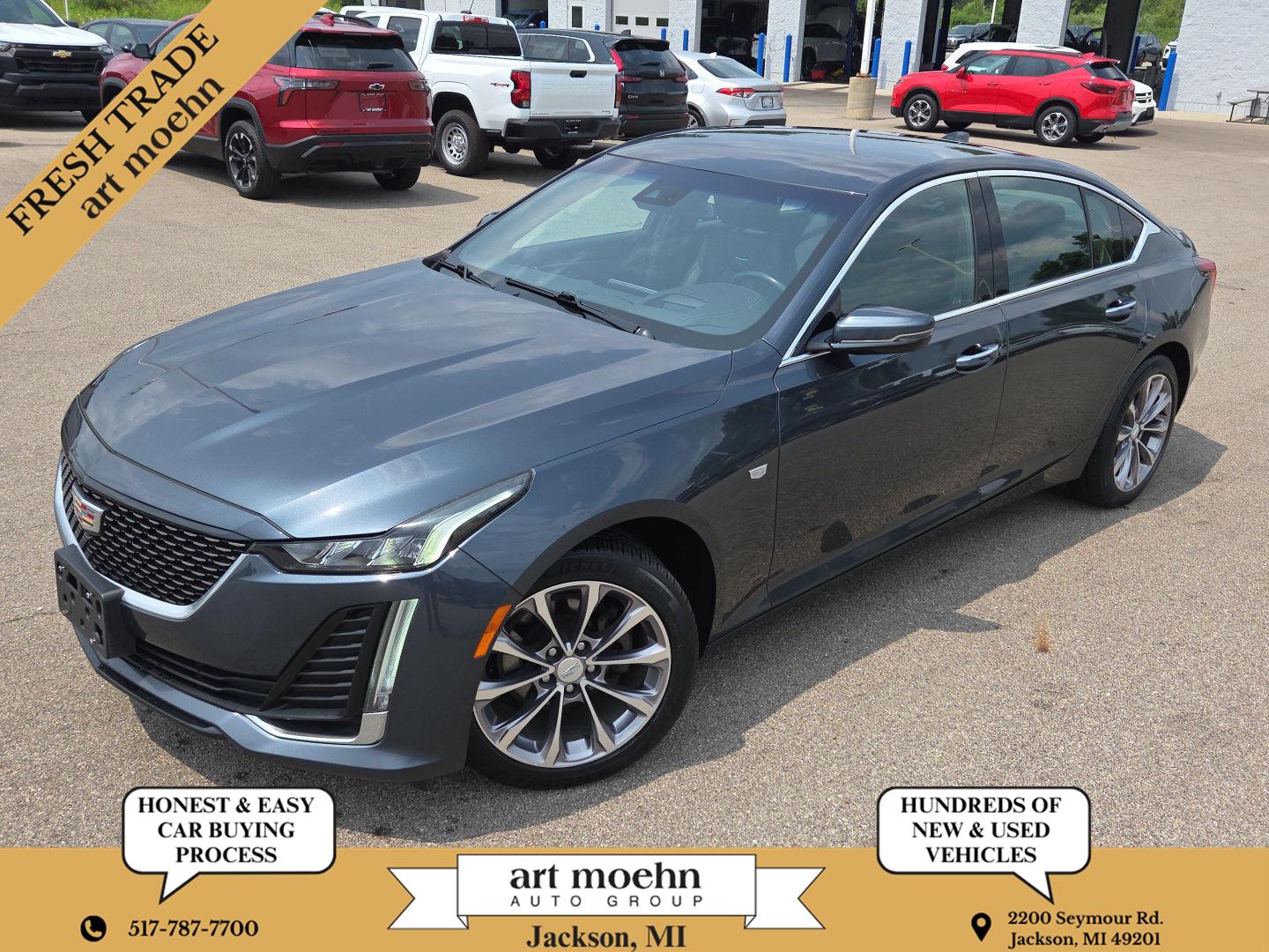 Shadow Metallic 2020 Cadillac CT5 Sedan All-Wheel Drive Automatic