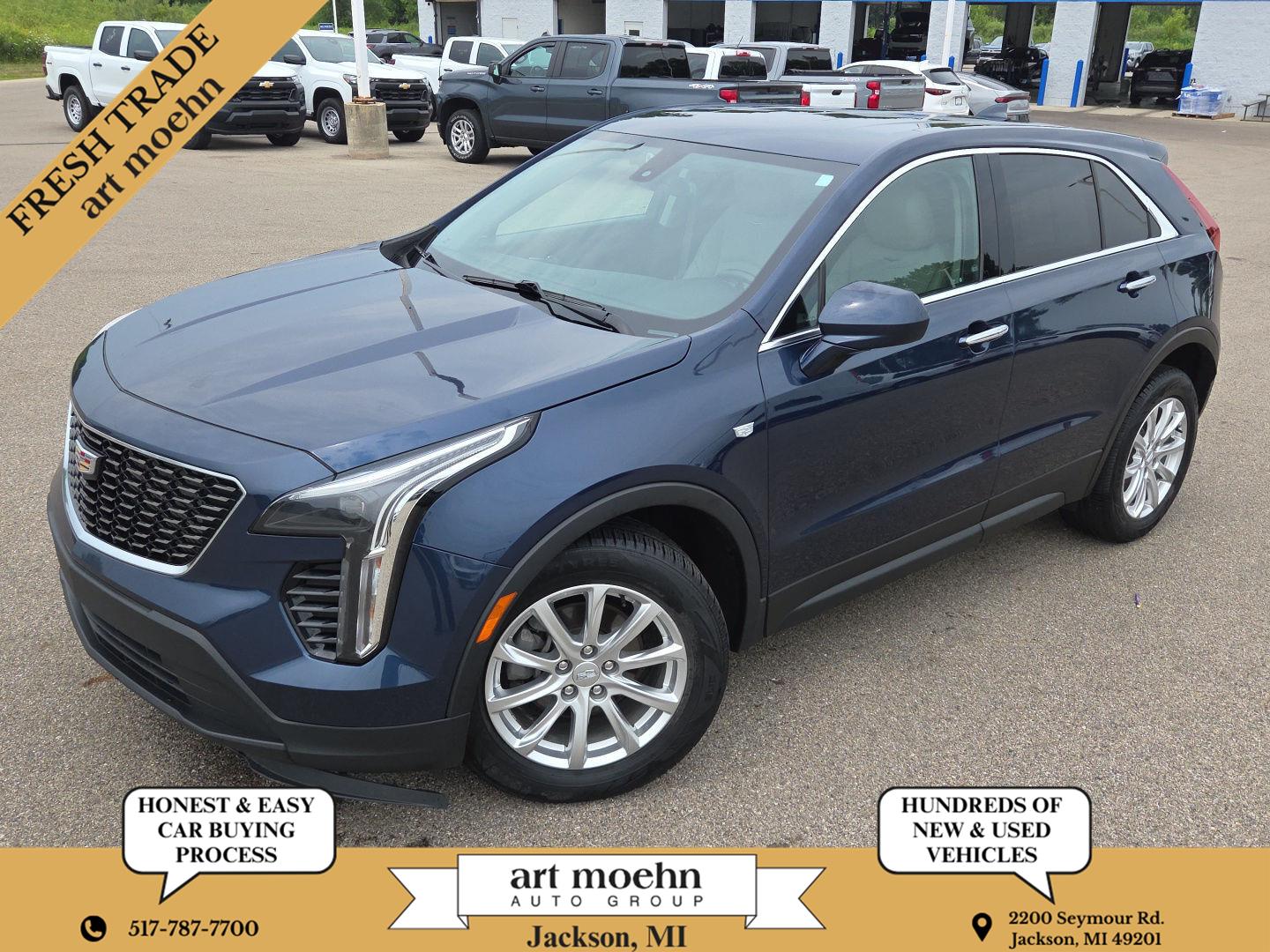 Twilight Blue Metallic 2019 Cadillac XT4 SUV / Crossover Front-Wheel Drive 9-Speed Automatic