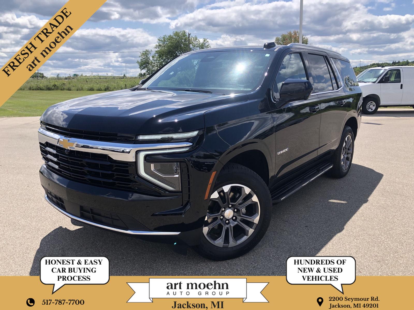 Black 2025 Chevrolet Tahoe SUV / Crossover Four-Wheel Drive Automatic
