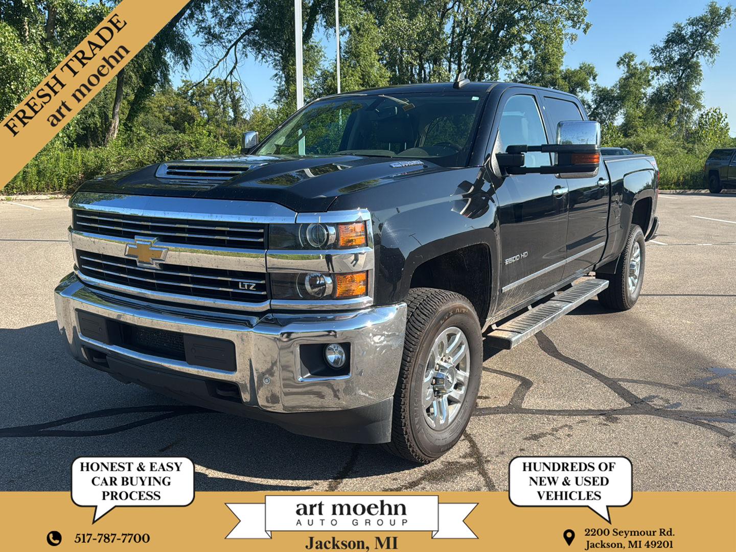 Mosaic Black Metallic 2019 Chevrolet Silverado 2500HD Pickup Truck Four-Wheel Drive 6-Speed Automatic