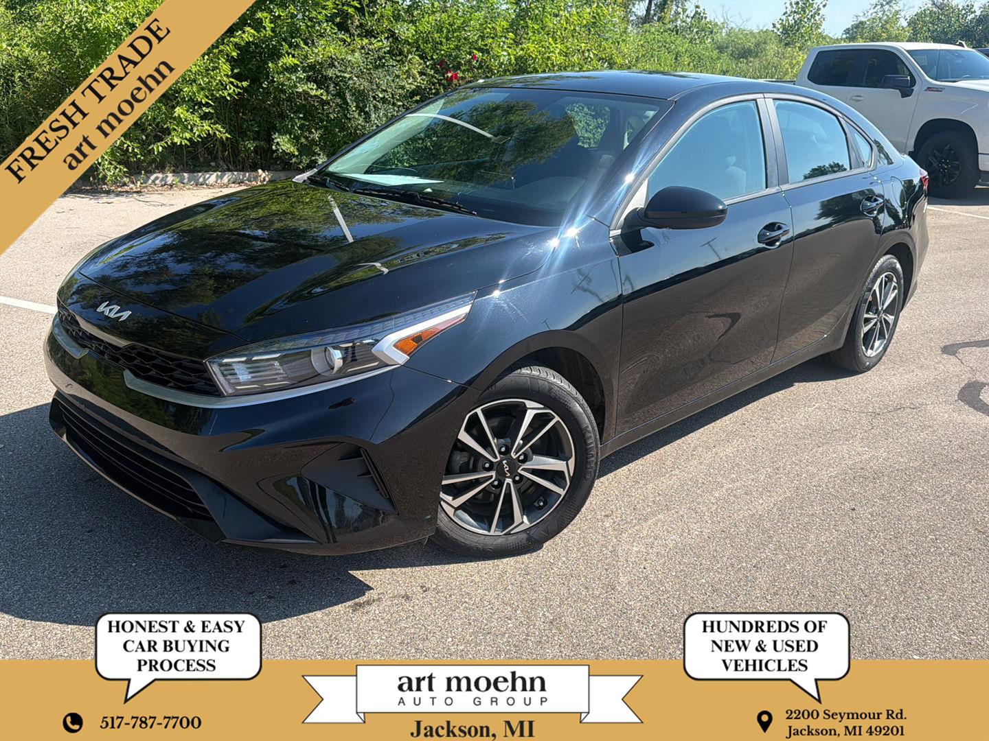 Aurora Black 2024 Kia Forte Sedan Front-Wheel Drive Continuously Variable Transmission