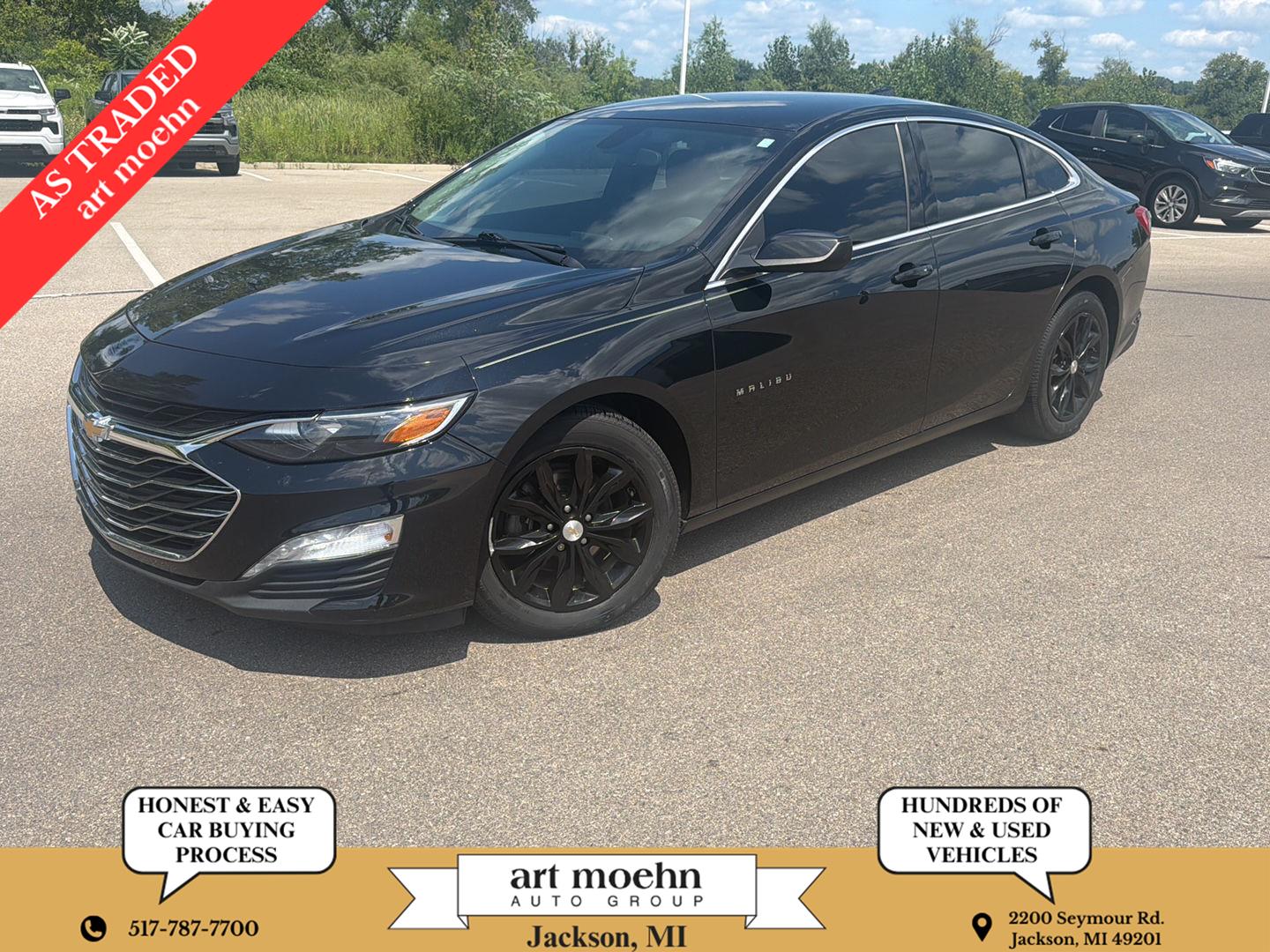 Mosaic Black Metallic 2019 Chevrolet Malibu Sedan Front-Wheel Drive Continuously Variable Transmission