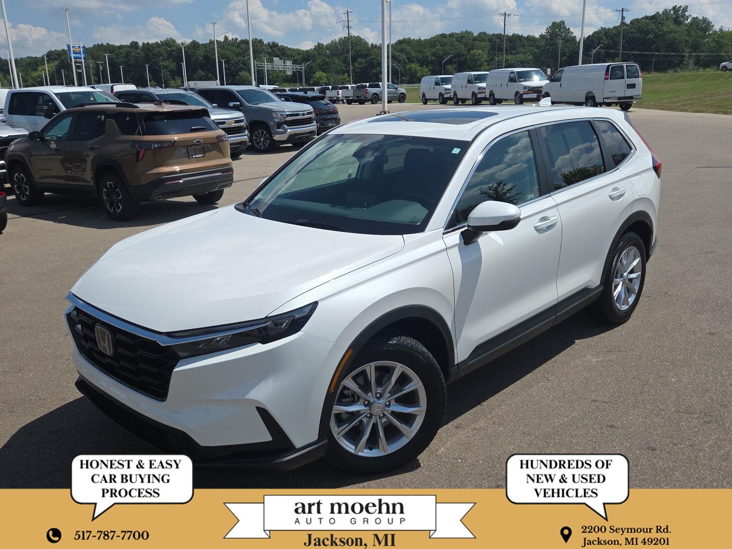 Platinum White Pearl 2024 Honda CR-V SUV / Crossover All-Wheel Drive Continuously Variable Transmission