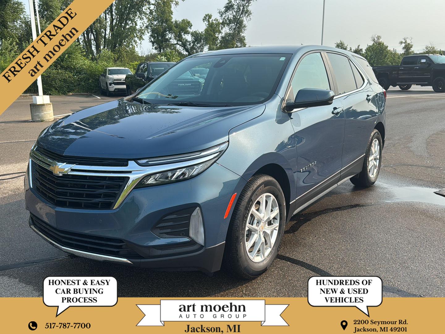 Lakeshore Blue Metallic 2024 Chevrolet Equinox SUV / Crossover Front-Wheel Drive 6-Speed Automatic Overdrive