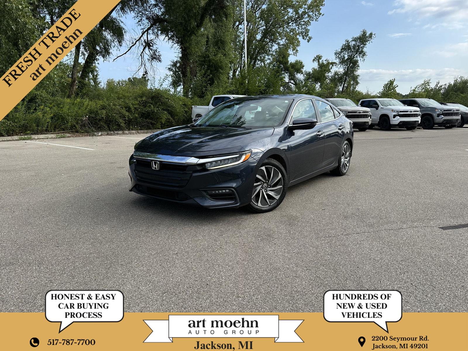 Cosmic Blue Metallic 2022 Honda Insight Sedan Front-Wheel Drive Continuously Variable Transmission