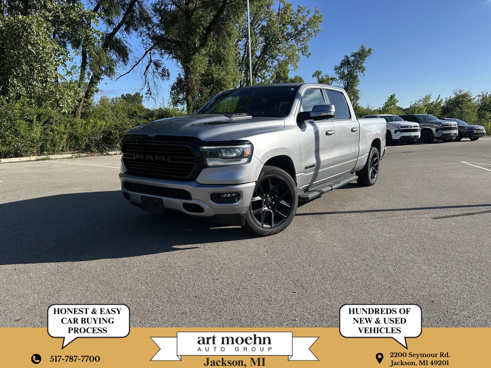 Billet Silver Metallic 2022 RAM 1500 Pickup Truck Four-Wheel Drive 8-Speed Automatic