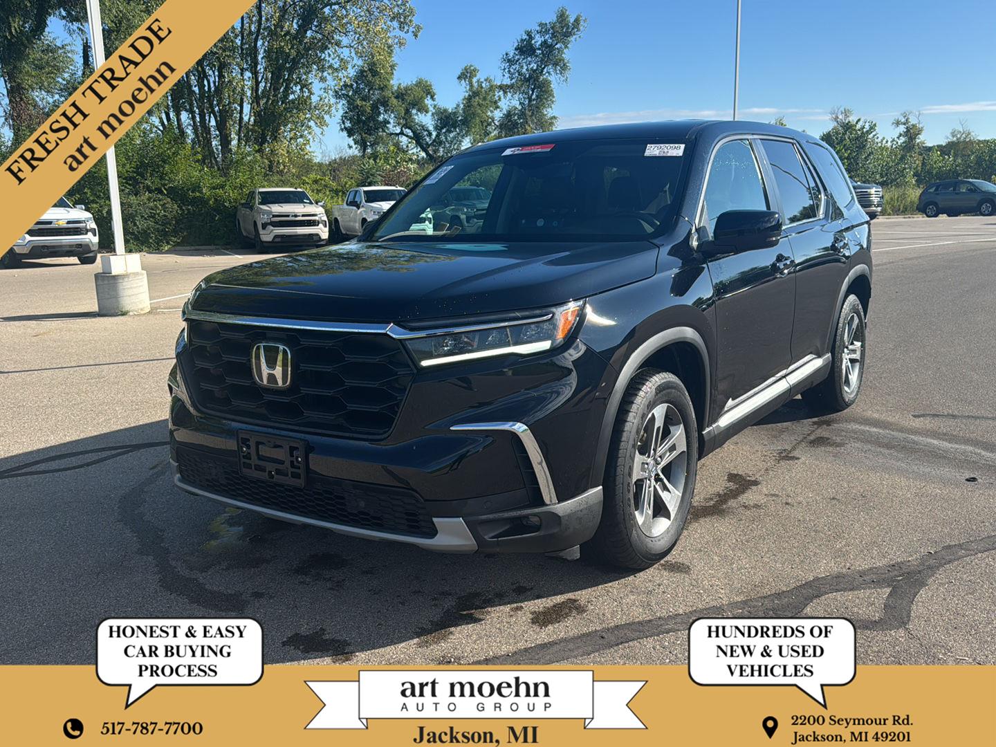 Crystal Black Pearl 2023 Honda Pilot SUV / Crossover All-Wheel Drive Automatic