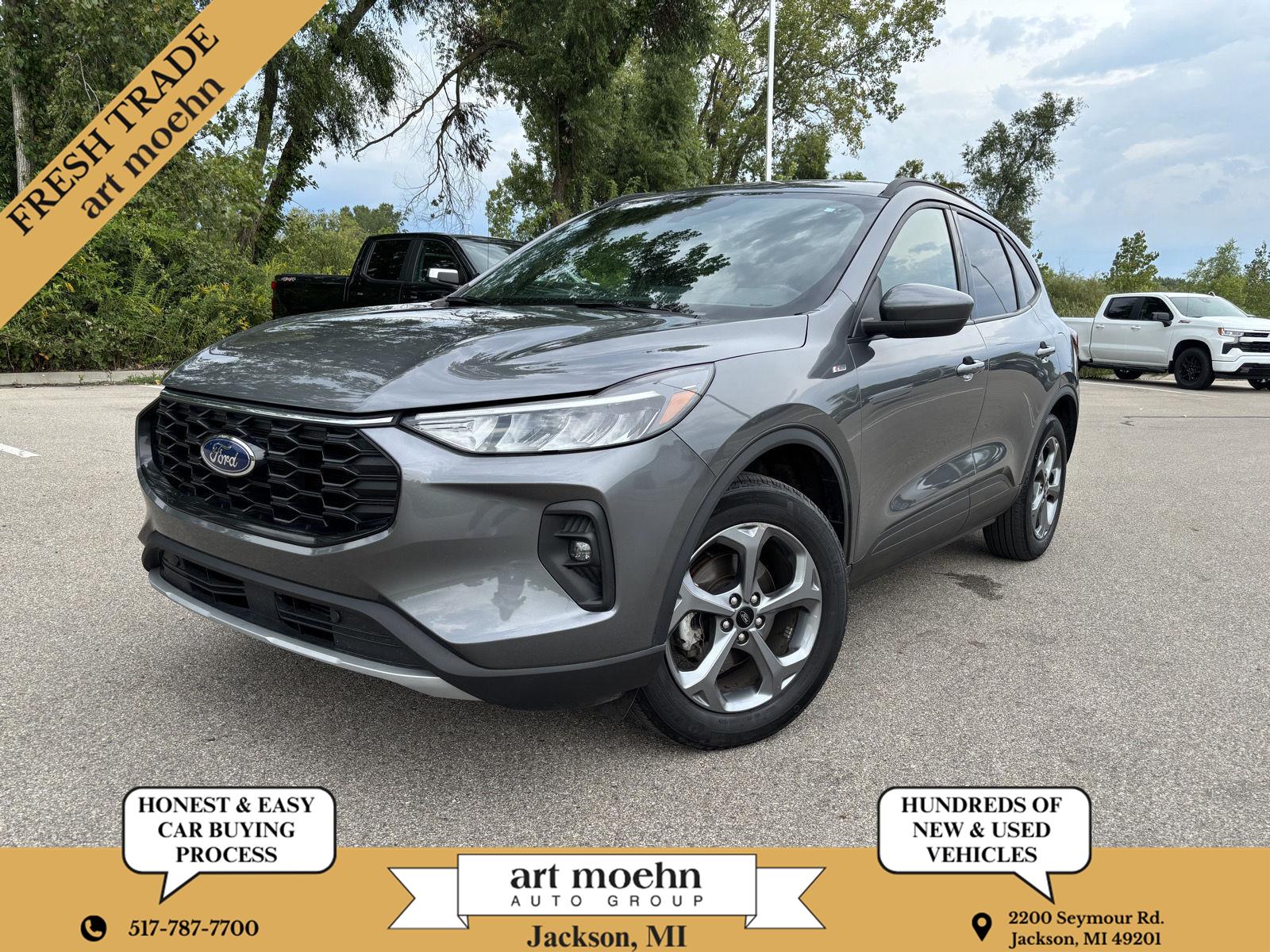 Carbonized Gray Metallic 2025 Ford Escape SUV / Crossover All-Wheel Drive Continuously Variable Transmission