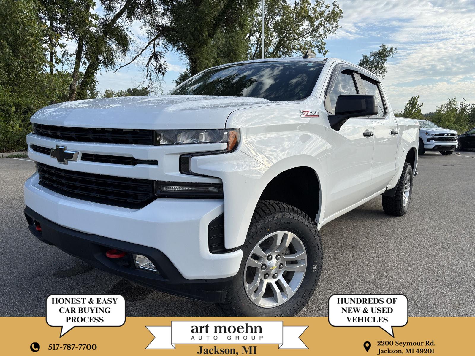Summit White 2020 Chevrolet Silverado 1500 Pickup Truck Four-Wheel Drive Automatic