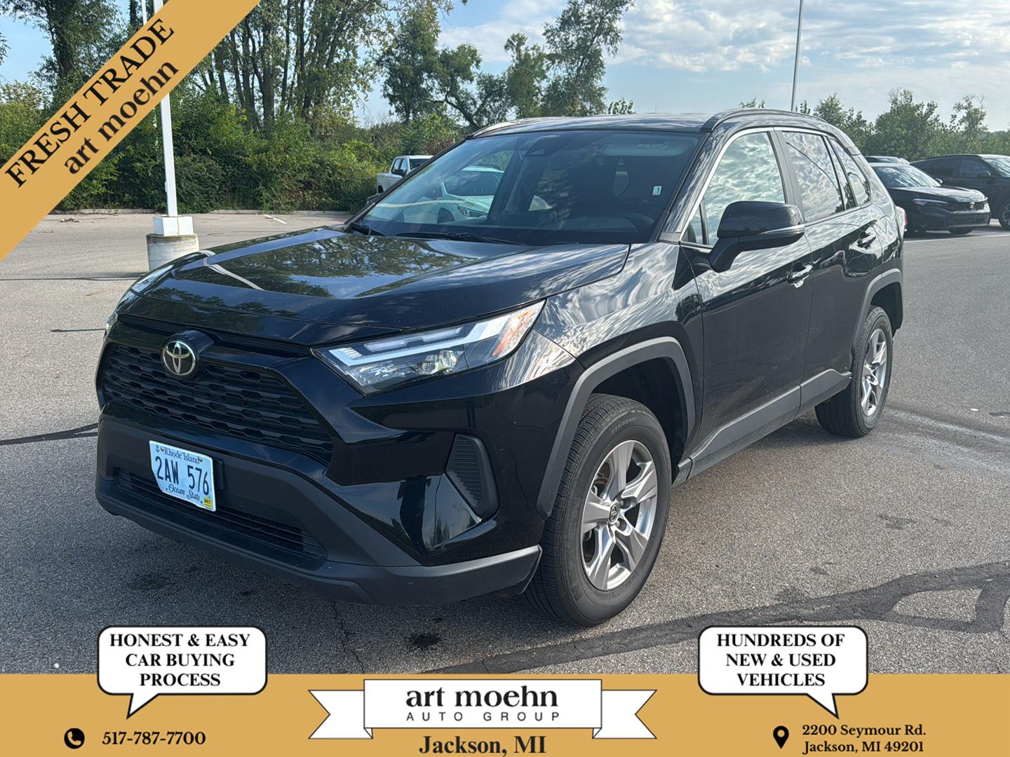Midnight Black Metallic 2025 Toyota RAV4 SUV / Crossover All-Wheel Drive Automatic