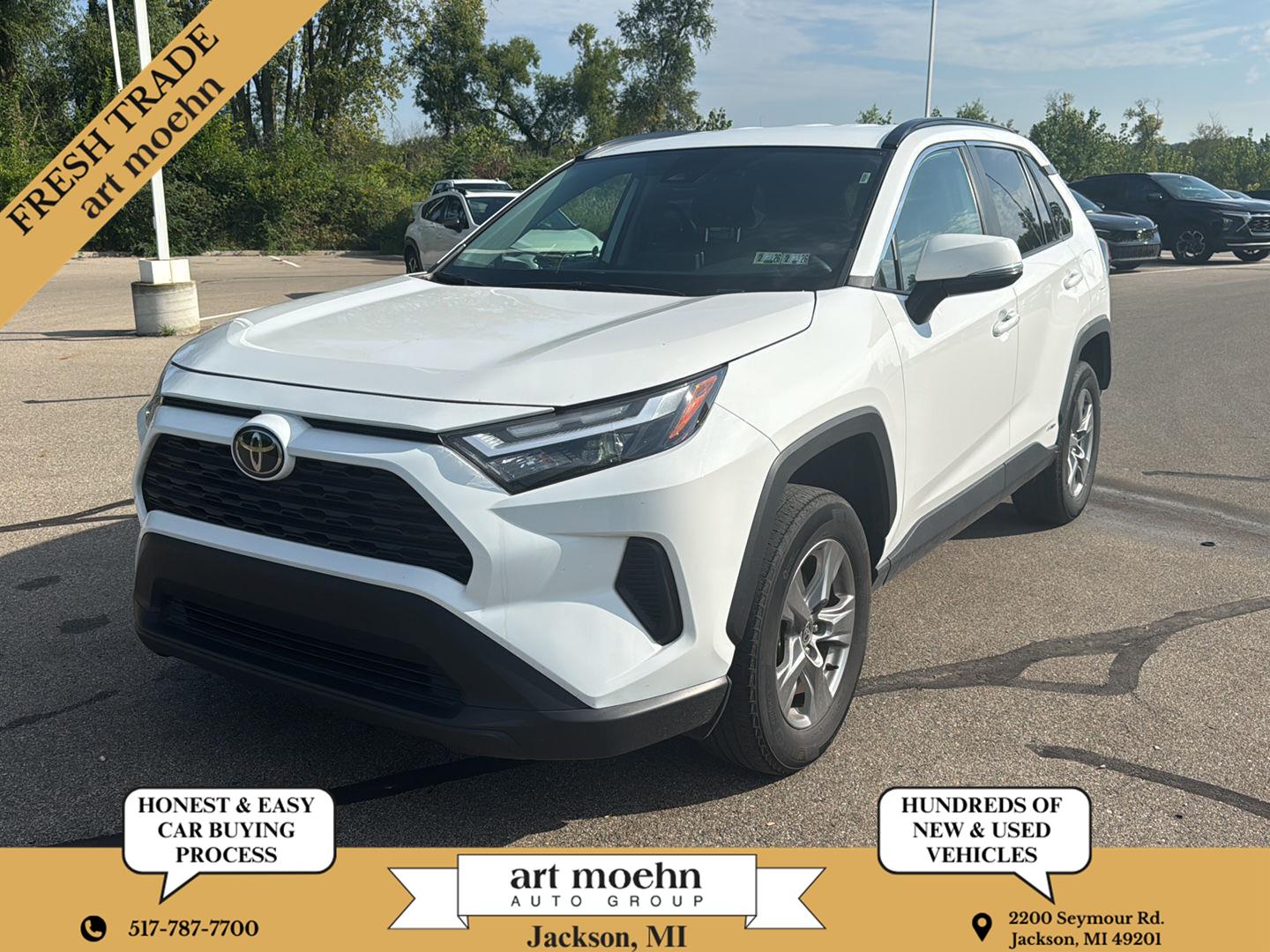 Ice Cap 2025 Toyota RAV4 Hybrid SUV / Crossover All-Wheel Drive Continuously Variable Transmission