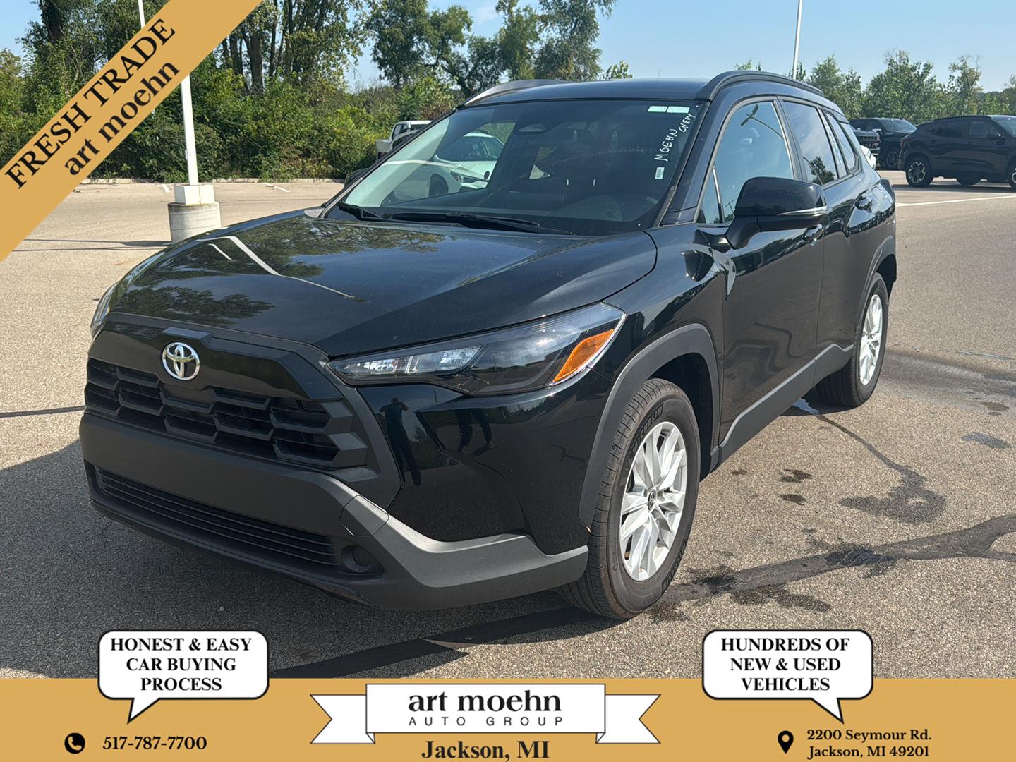 Jet Black 2026 Toyota Corolla Cross SUV / Crossover Front-Wheel Drive Continuously Variable Transmission