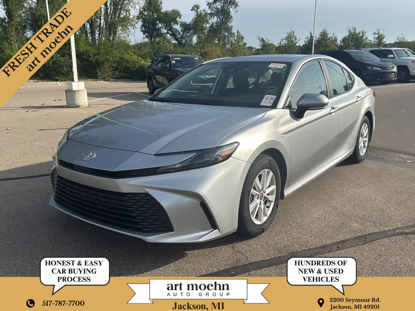 Celestial Silver Metallic 2025 Toyota Camry Sedan Front-Wheel Drive Continuously Variable Transmission