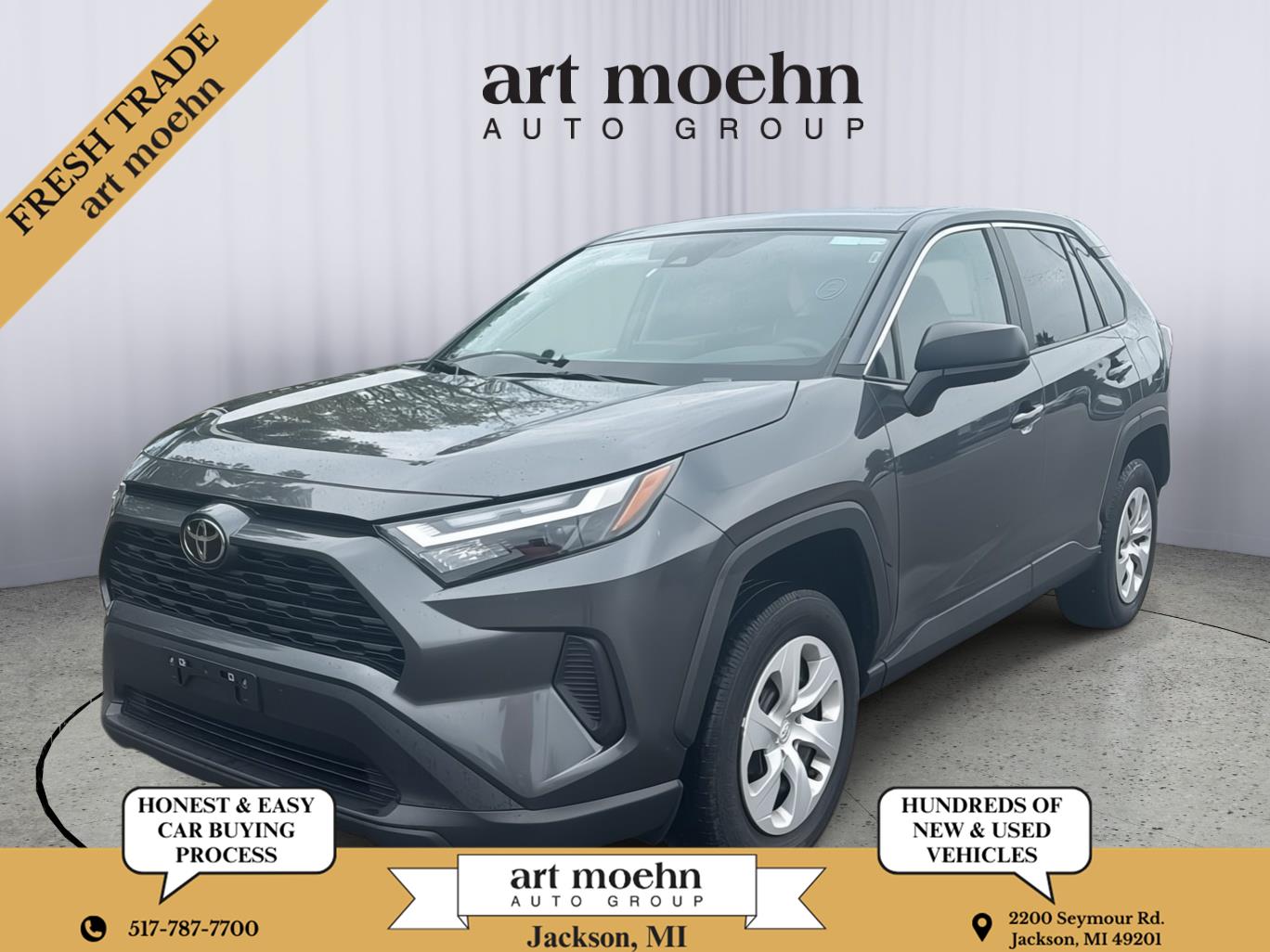 Magnetic Gray Metallic 2025 Toyota RAV4 SUV / Crossover All-Wheel Drive Automatic