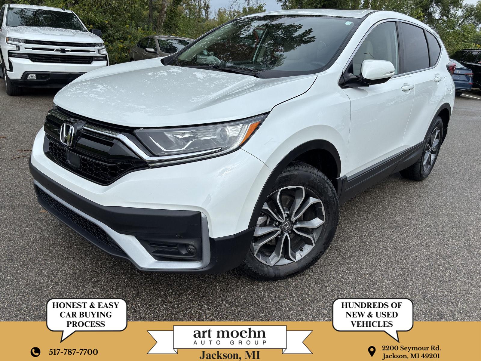 Platinum White Pearl 2021 Honda CR-V SUV / Crossover All-Wheel Drive Continuously Variable Transmission