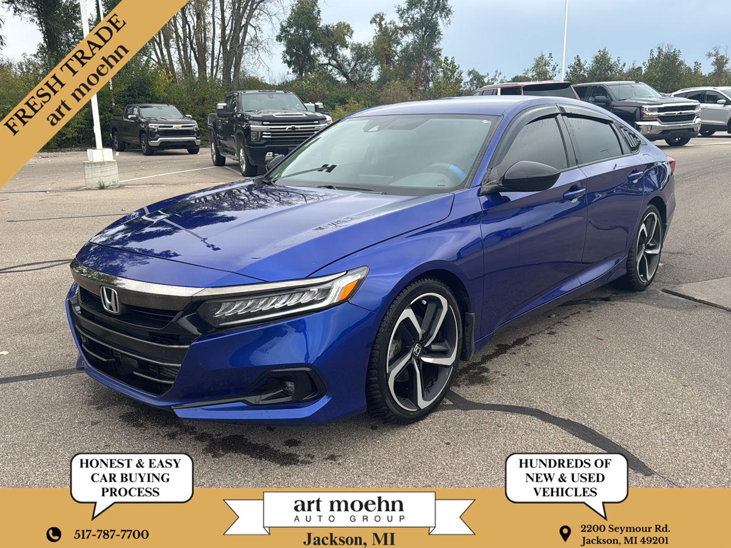 Still Night Pearl 2021 Honda Accord Sedan Front-Wheel Drive Continuously Variable Transmission