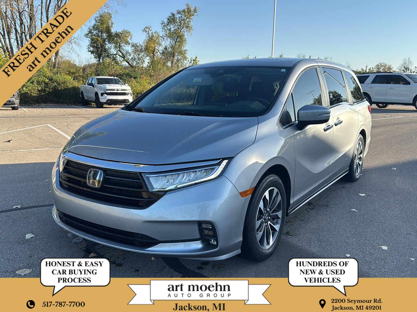 Lunar Silver Metallic 2024 Honda Odyssey Minivan Front-Wheel Drive Automatic