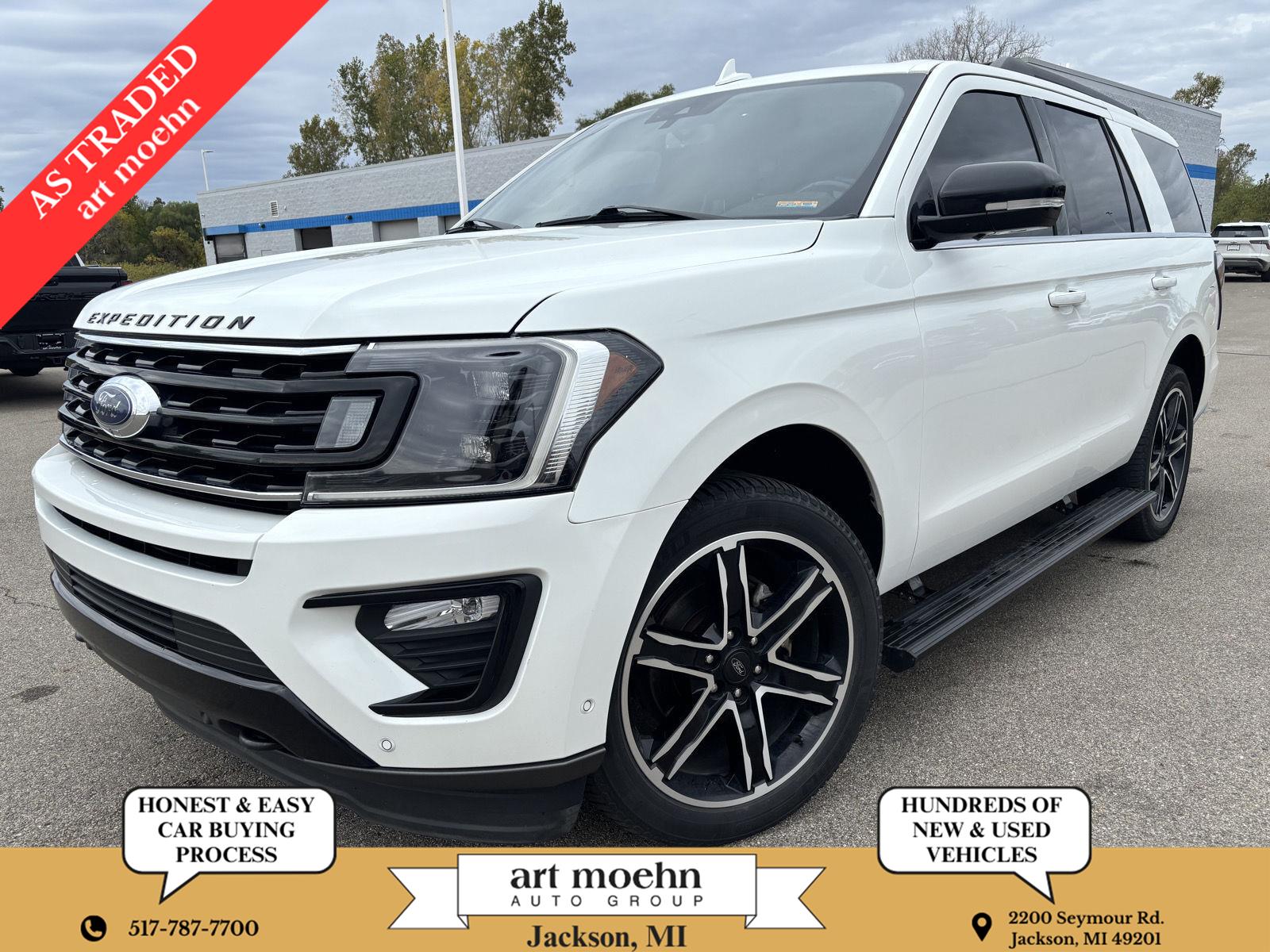 Star White Metallic Tri-Coat 2020 Ford Expedition SUV / Crossover Four-Wheel Drive Automatic
