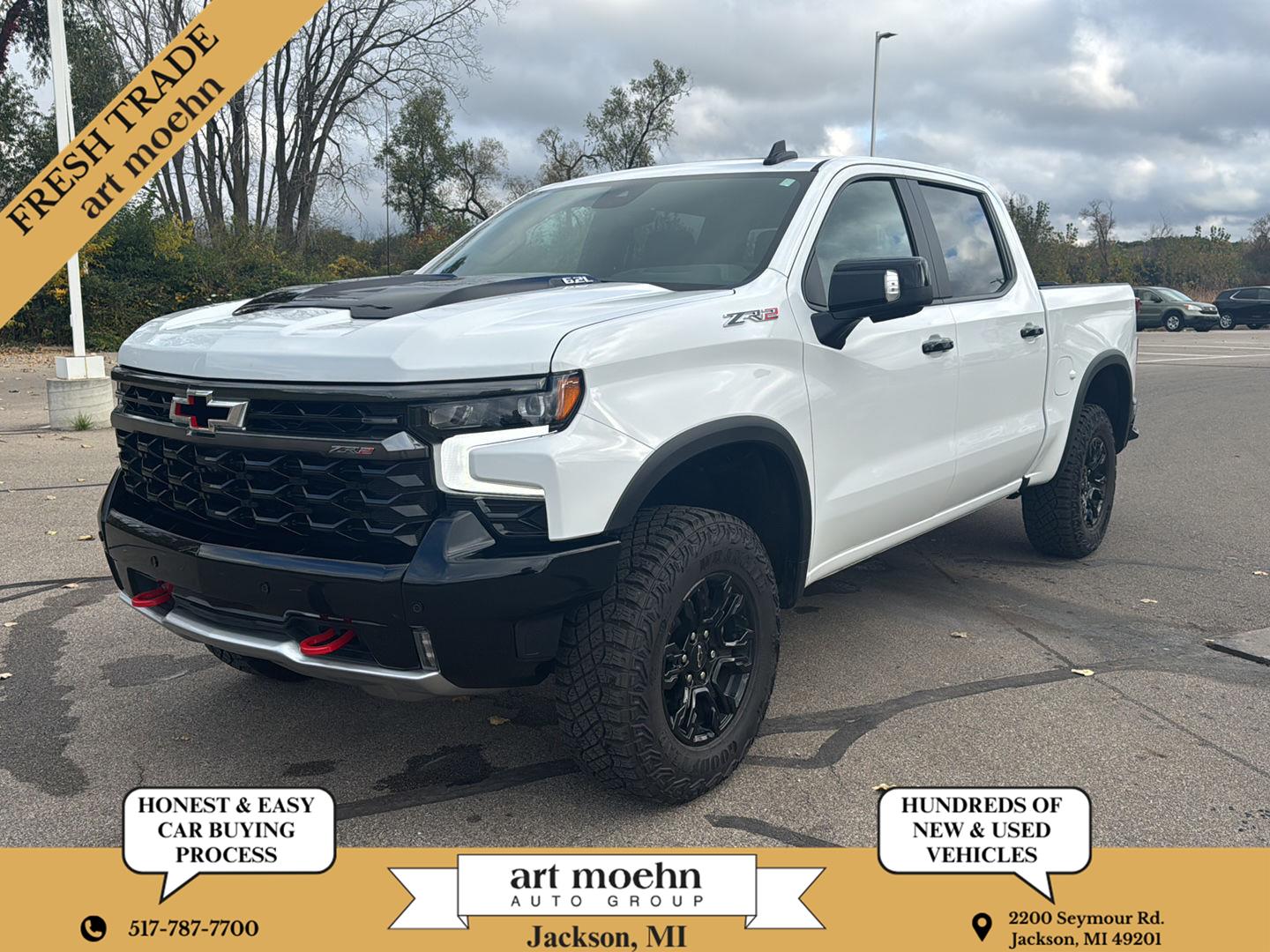Summit White 2026 Chevrolet Silverado 1500 Pickup Truck Four-Wheel Drive Automatic
