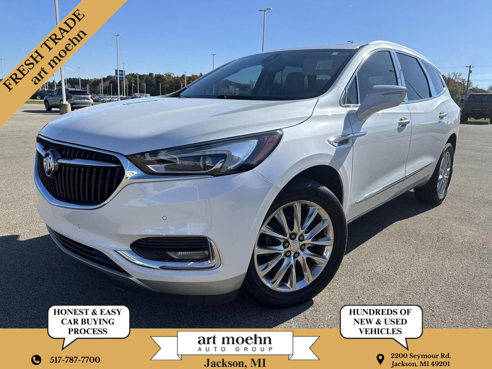 White Frost Tricoat 2019 Buick Enclave SUV / Crossover Front-Wheel Drive 9-Speed Automatic