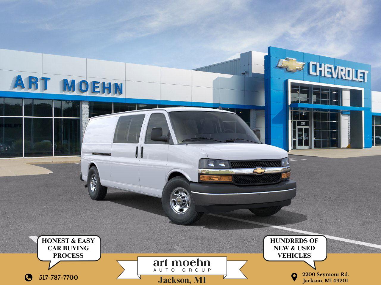 Summit White 2025 Chevrolet Express Cargo 2500 RWD Van Rear-Wheel Drive 8-Speed Automatic