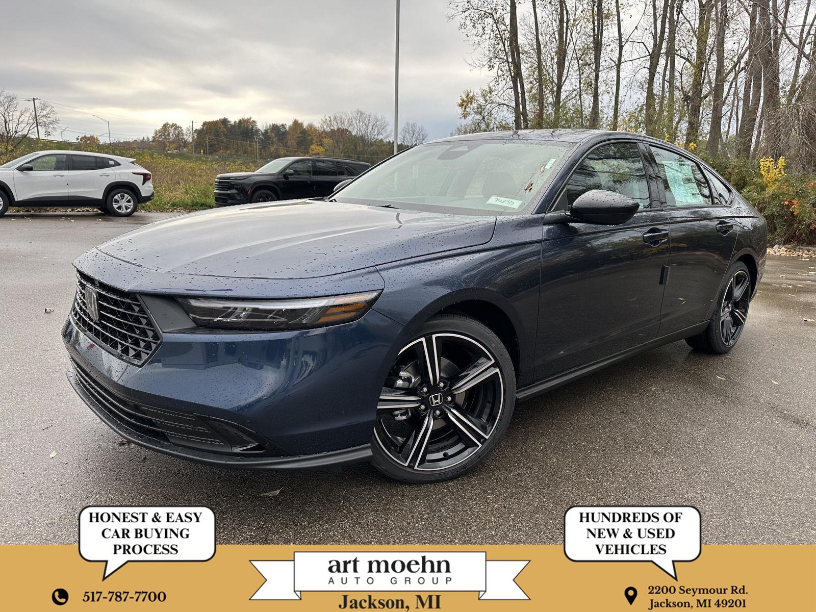 Canyon River Blue Metallic 2026 Honda Accord Sedan Front-Wheel Drive Continuously Variable Transmission