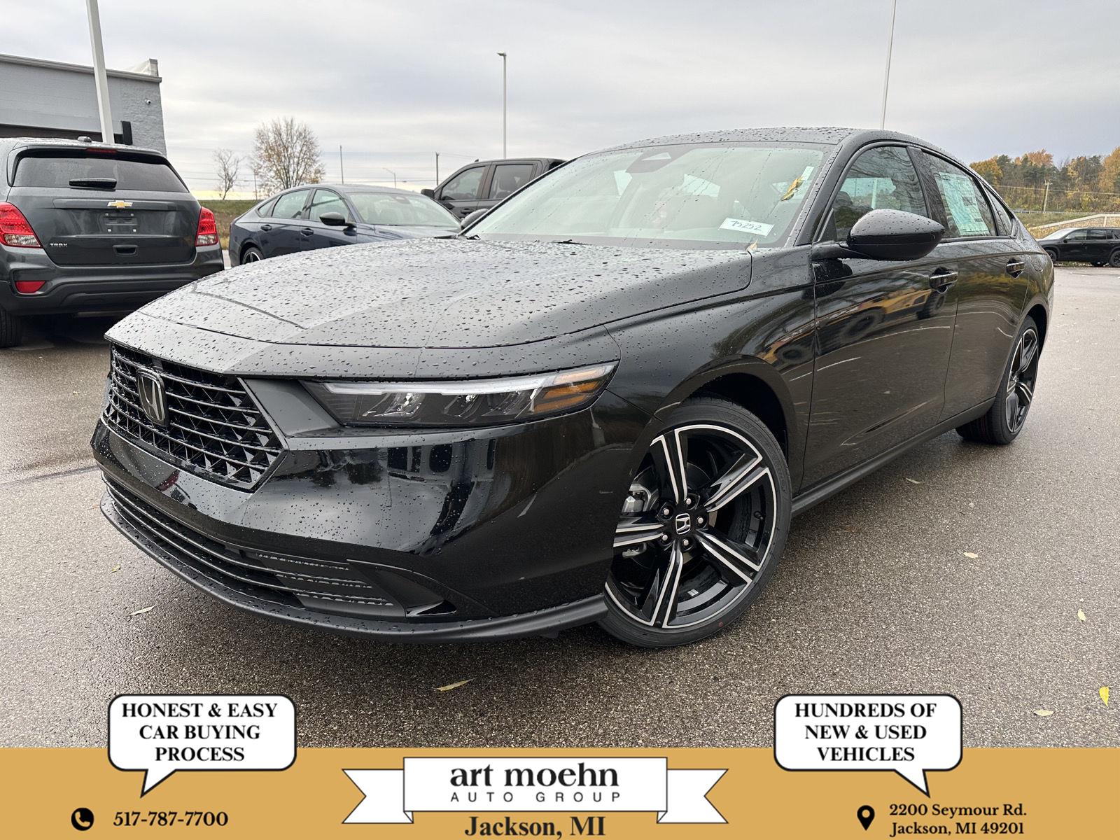 Crystal Black Pearl 2026 Honda Accord Sedan Front-Wheel Drive Continuously Variable Transmission