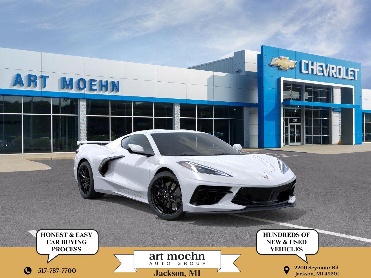Arctic White 2026 Chevrolet Corvette Stingray 1LT Coupe RWD Coupe Rear-Wheel Drive 8-Speed Dual Clutch