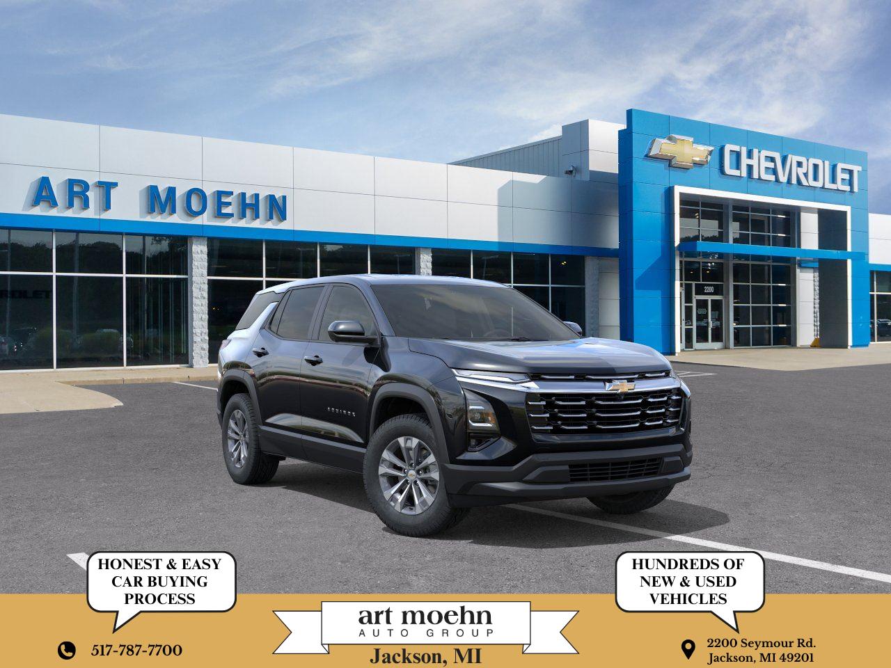 Mosaic Black Metallic 2026 Chevrolet Equinox SUV / Crossover Front-Wheel Drive Continuously Variable Transmission