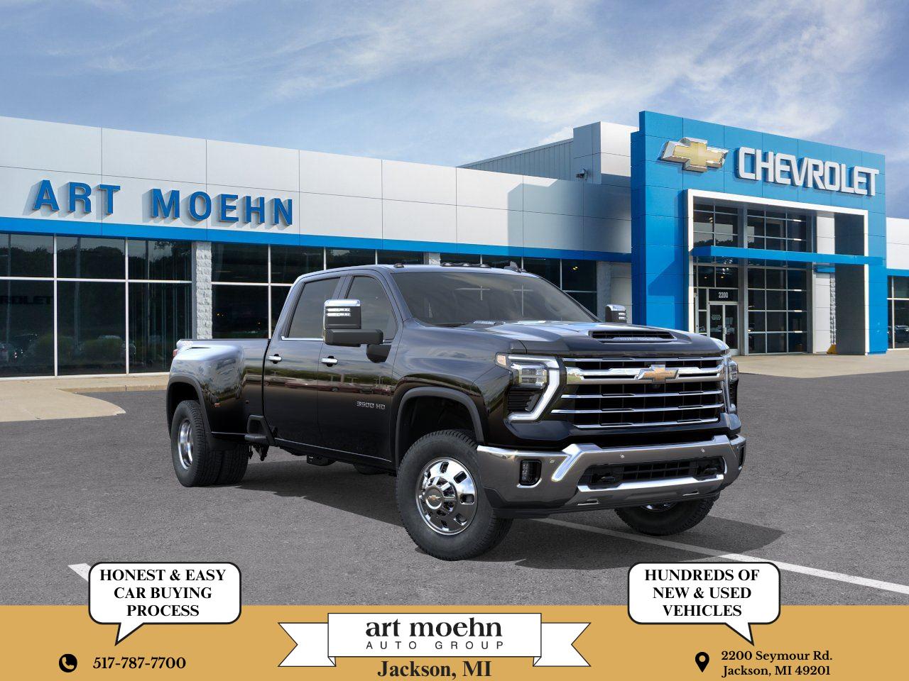 Black 2026 Chevrolet Silverado 3500HD Pickup Truck Four-Wheel Drive Automatic