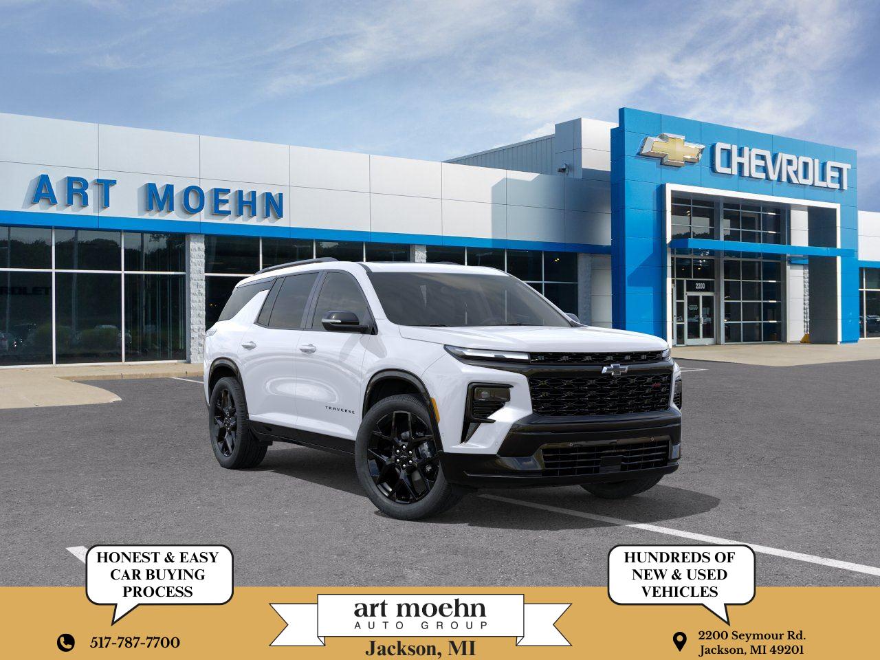 Polar White Tricoat 2026 Chevrolet Traverse SUV / Crossover Four-Wheel Drive 8-Speed Automatic