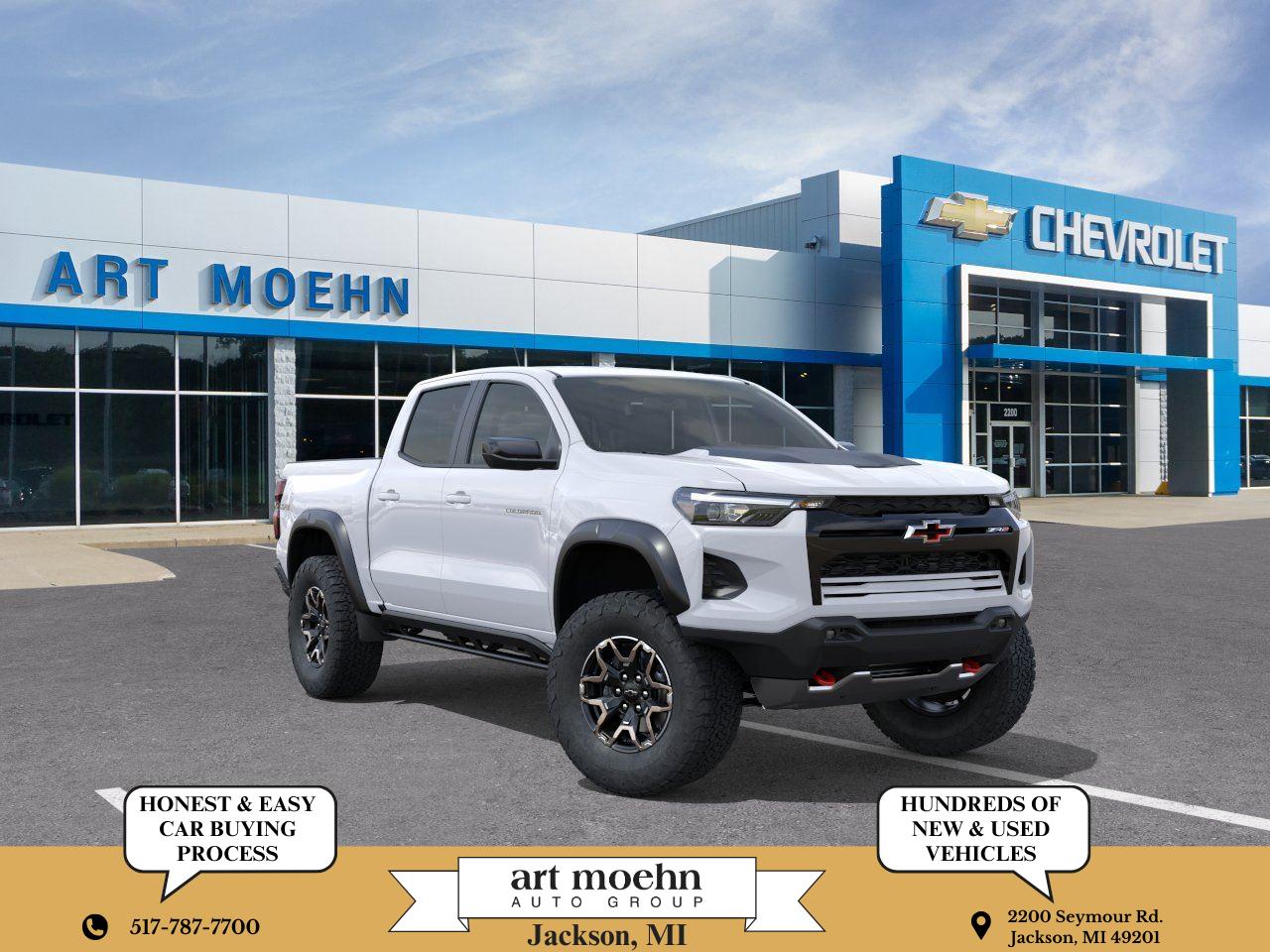 Summit White 2026 Chevrolet Colorado Pickup Truck Four-Wheel Drive 8-Speed Automatic