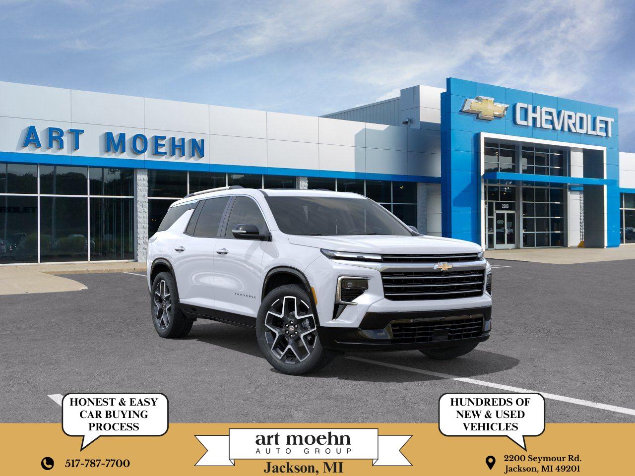 Polar White Tricoat 2026 Chevrolet Traverse SUV / Crossover Four-Wheel Drive 8-Speed Automatic
