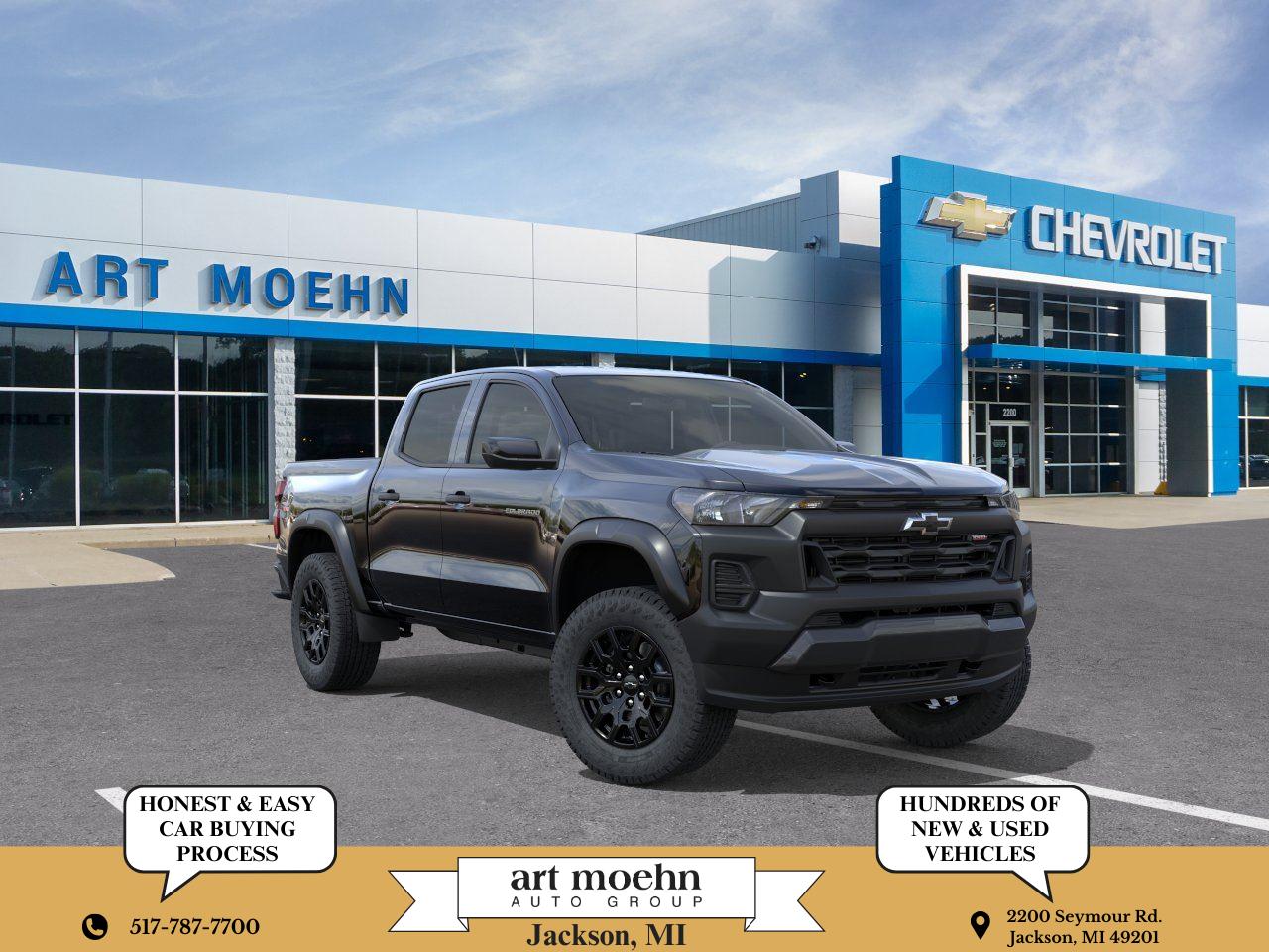 Black 2026 Chevrolet Colorado Pickup Truck Four-Wheel Drive 8-Speed Automatic