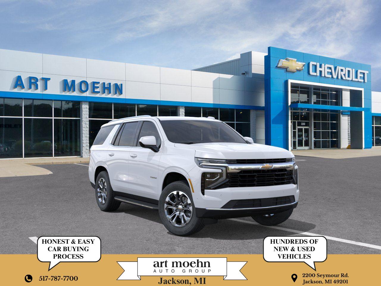 Summit White 2026 Chevrolet Tahoe SUV / Crossover Four-Wheel Drive Automatic