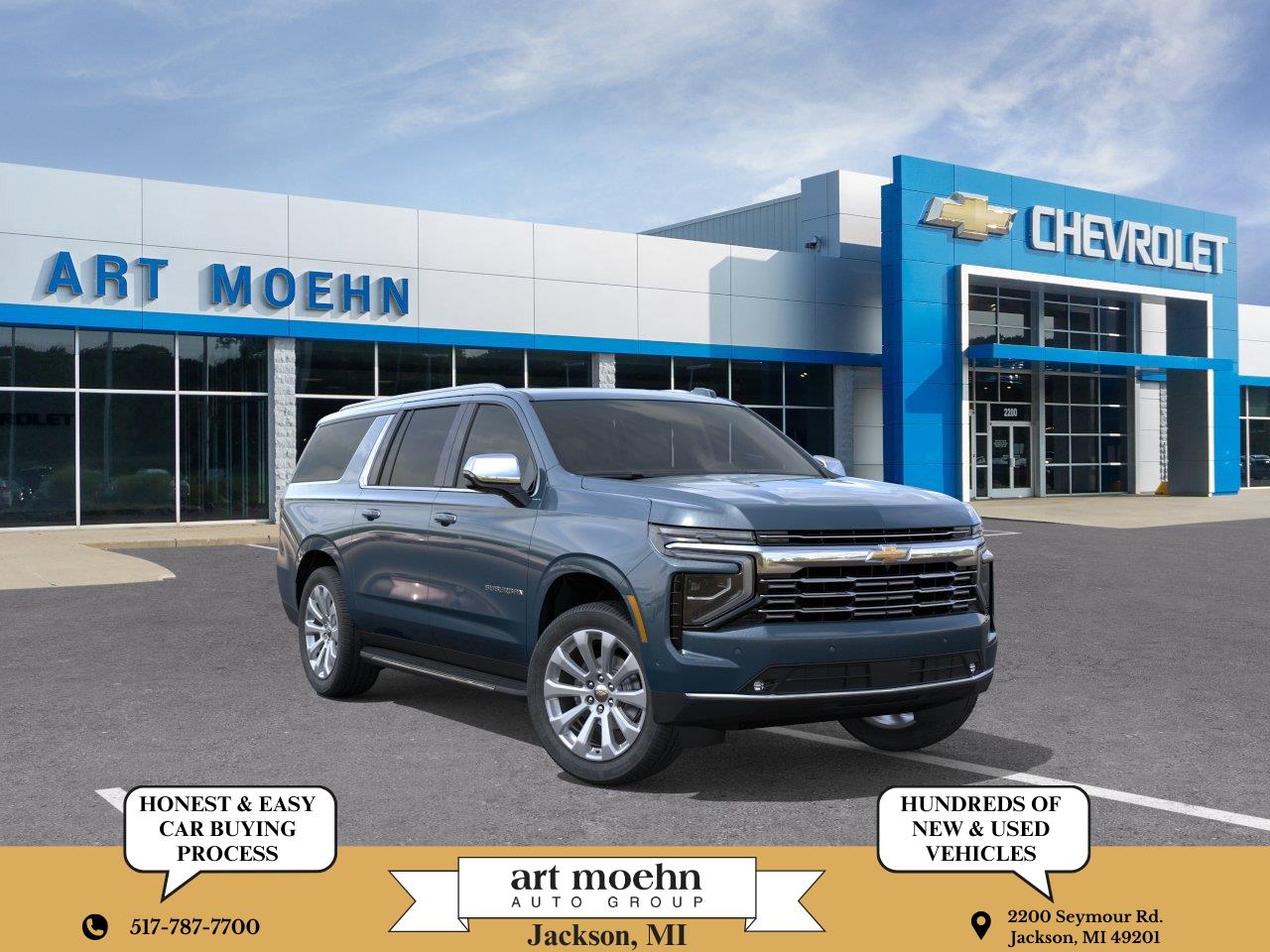 Lakeshore Blue Metallic 2026 Chevrolet Suburban SUV / Crossover Four-Wheel Drive Automatic