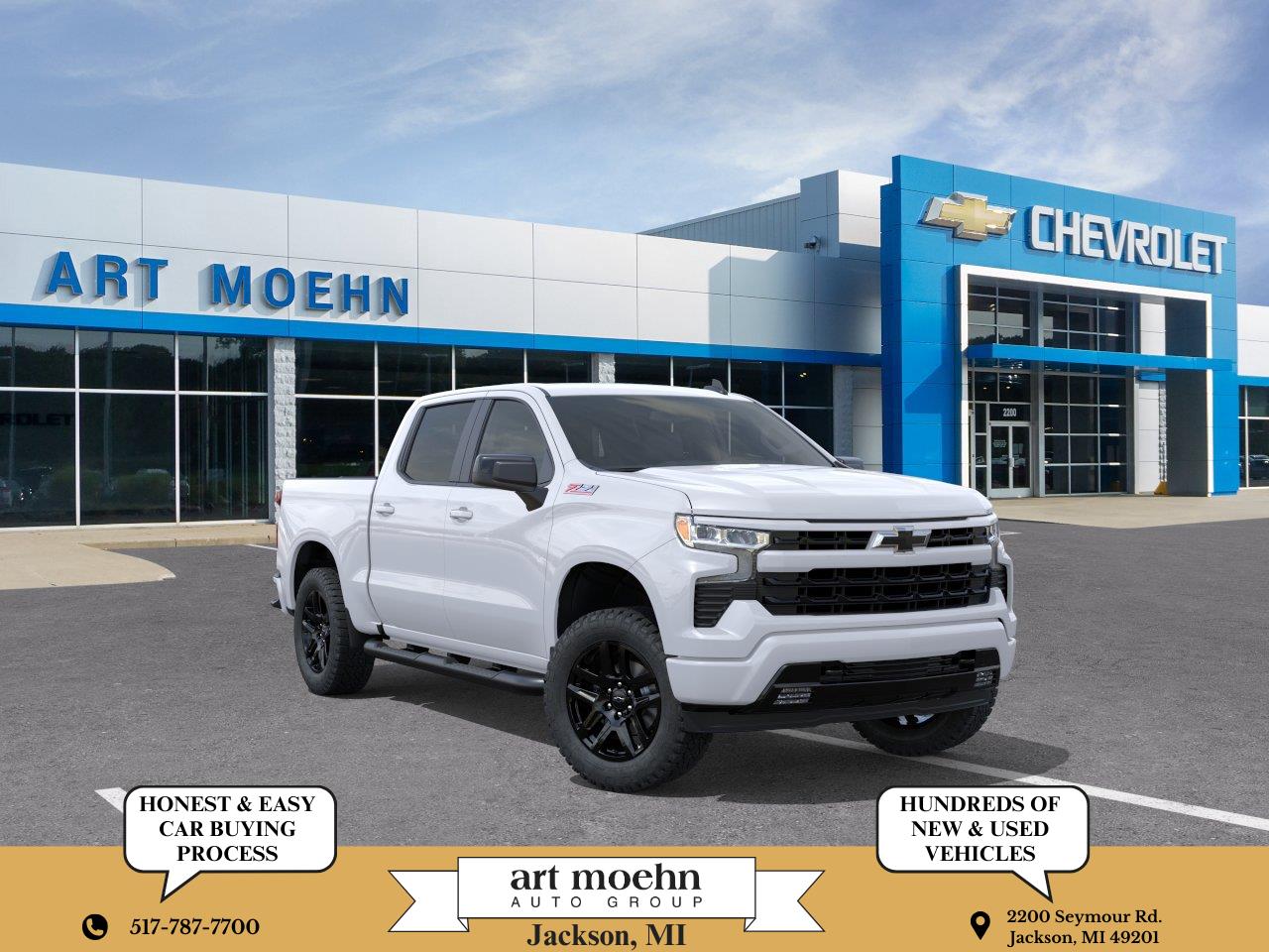 Summit White 2026 Chevrolet Silverado 1500 Pickup Truck Four-Wheel Drive Automatic
