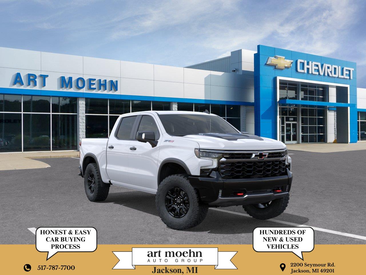 Summit White 2026 Chevrolet Silverado 1500 Pickup Truck Four-Wheel Drive Automatic