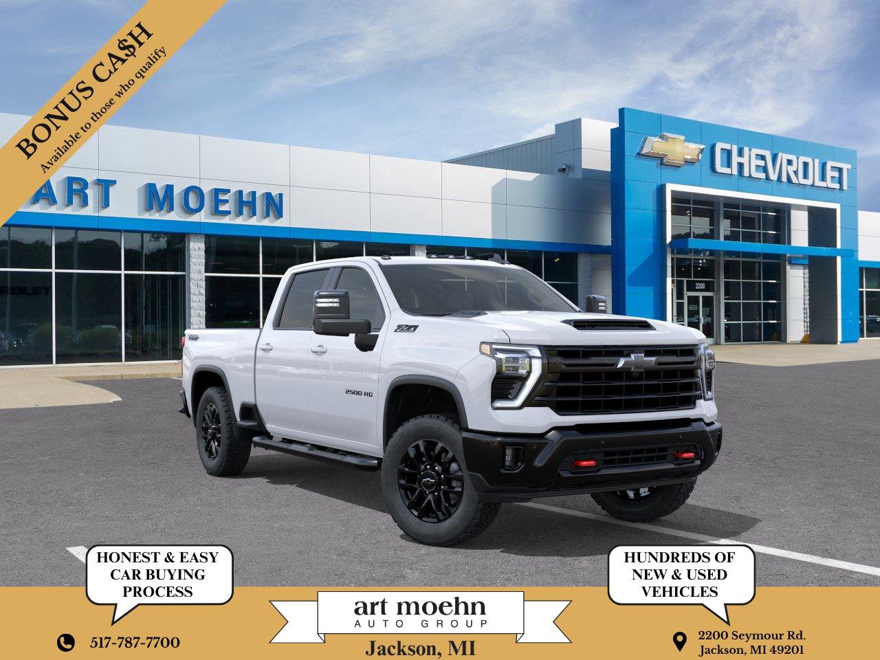 Summit White 2026 Chevrolet Silverado 2500HD Pickup Truck Four-Wheel Drive Automatic