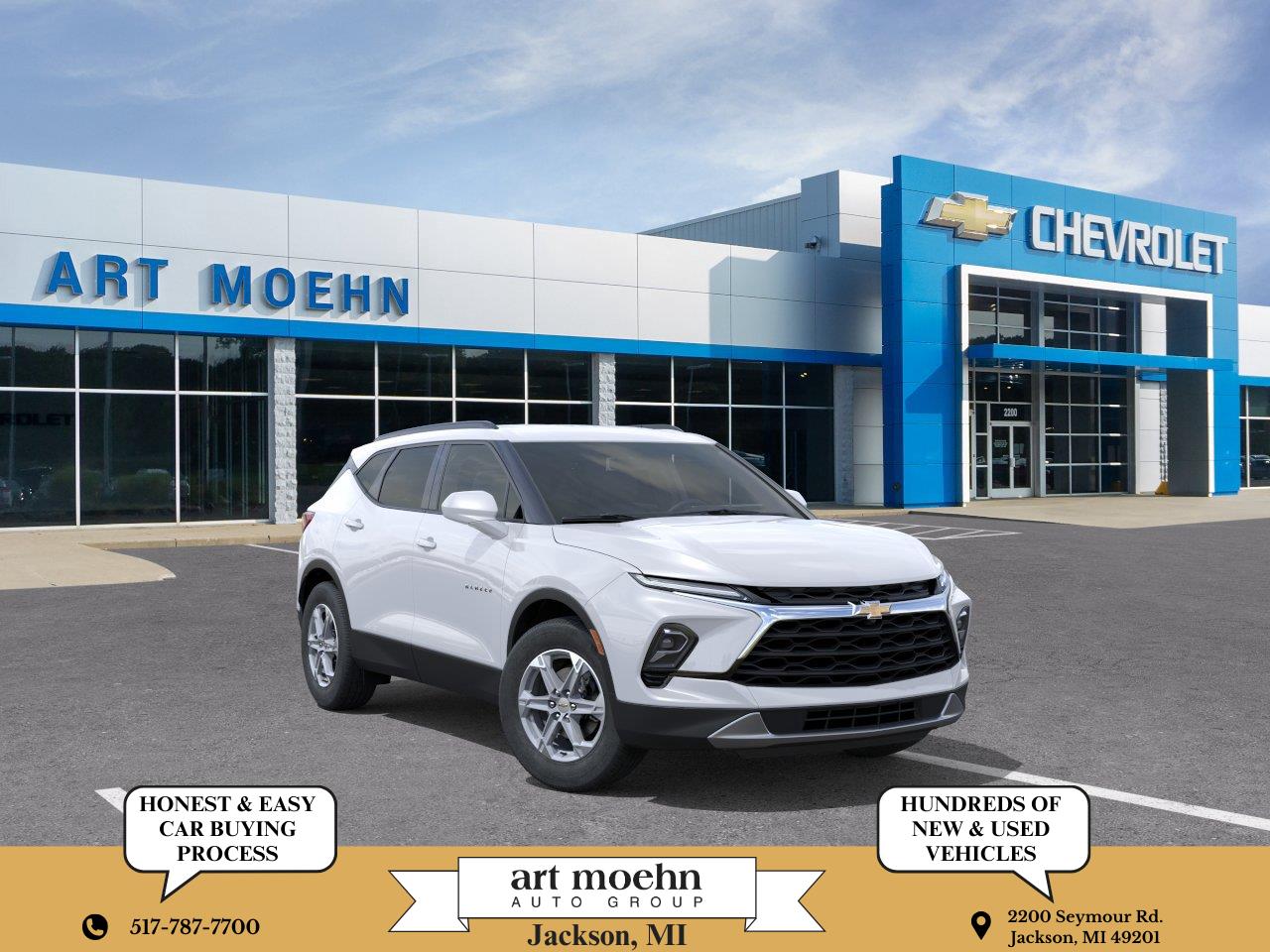 Summit White 2026 Chevrolet Blazer SUV / Crossover 9-Speed Automatic