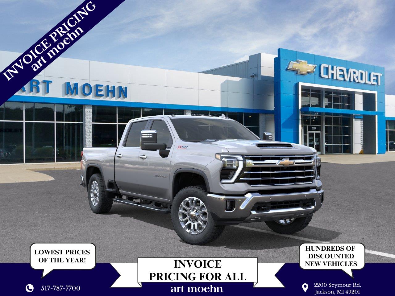 Sterling Gray Metallic 2026 Chevrolet Silverado 2500HD Pickup Truck Four-Wheel Drive Automatic