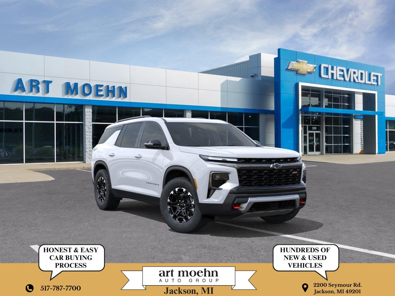 Polar White Tricoat 2027 Chevrolet Traverse SUV / Crossover Four-Wheel Drive 8-Speed Automatic